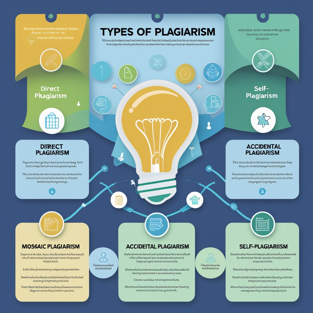 types of plagiarism infographic