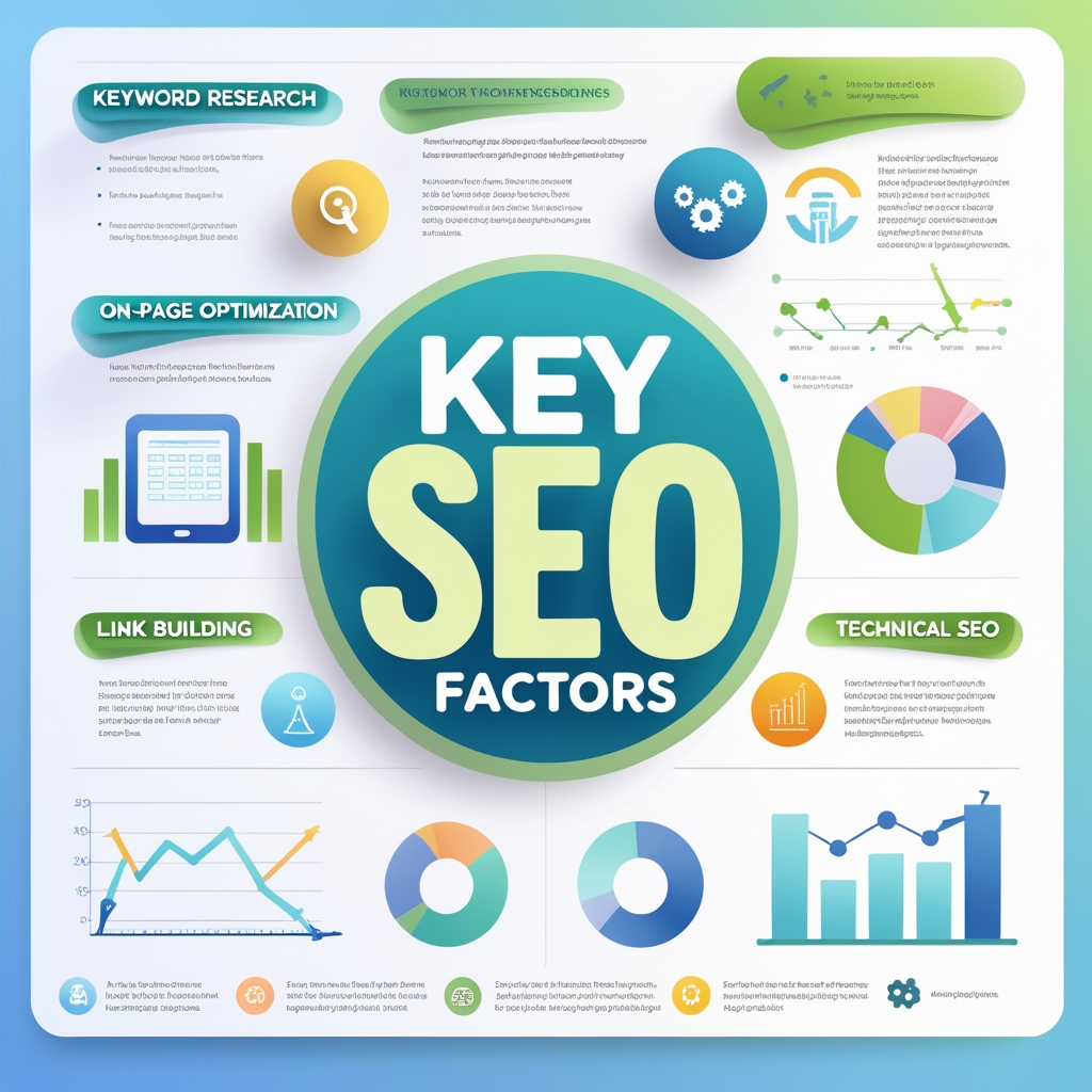 key seo ranking factors infographic